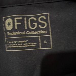 Figs Navy Blue Scrubs set L